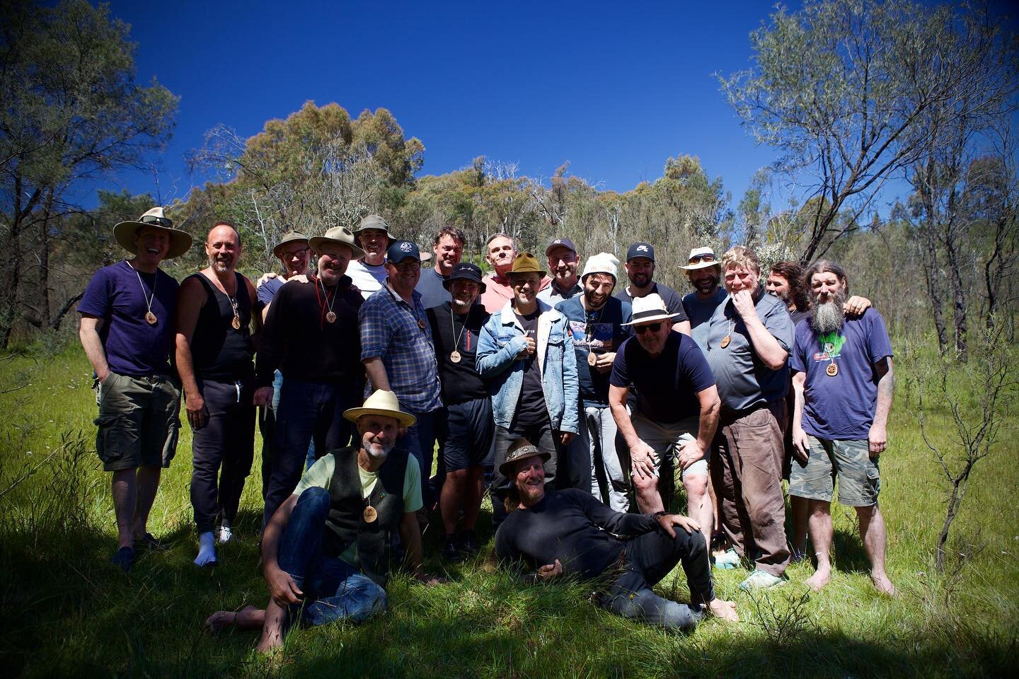 This time last Friday, we were arriving into our Spring 2021 &bull; On-Djandak (Country) Gathering. 

Many of us were strangers. All of us feeling a little anxious as we cautiously stepped into our final Gathering for the year. 

21 beautiful men jou