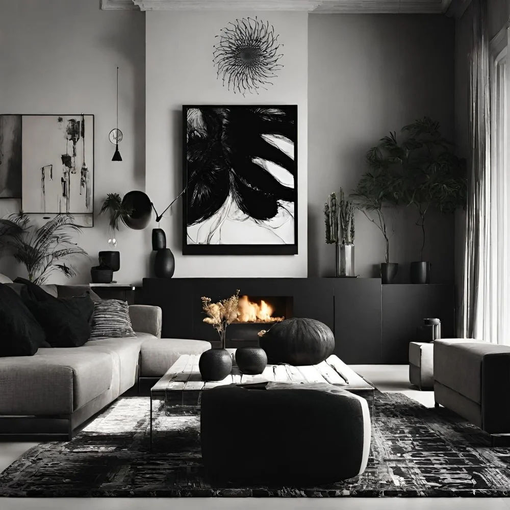 Elegance in Contrast: The Timeless Allure of Black and White Decor ...