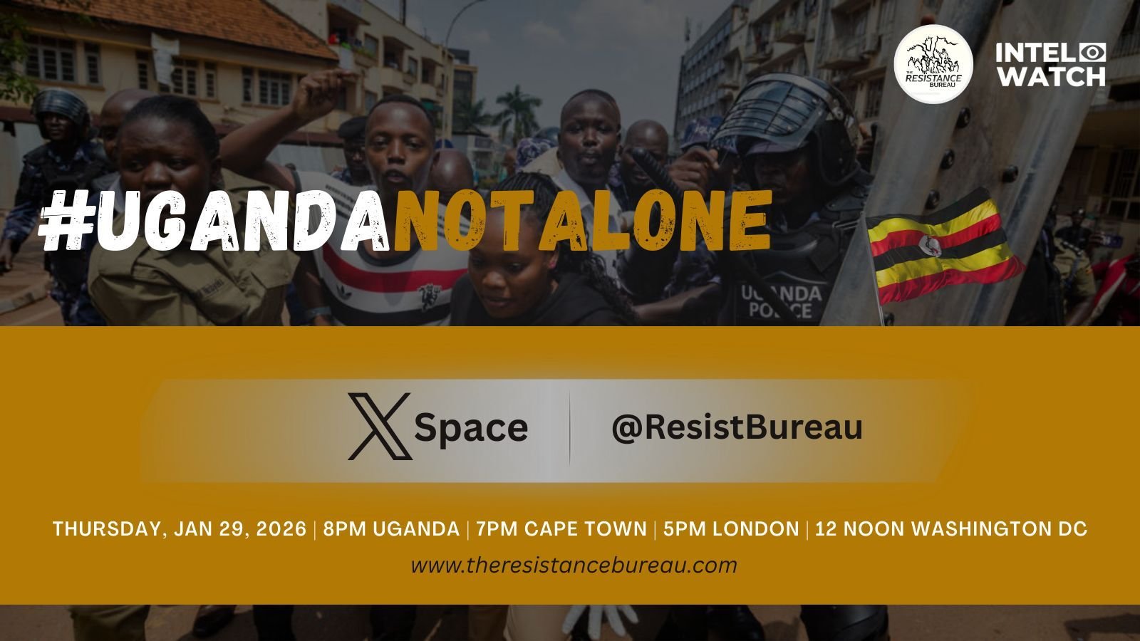 Twitter Space: #UgandaNotAlone
