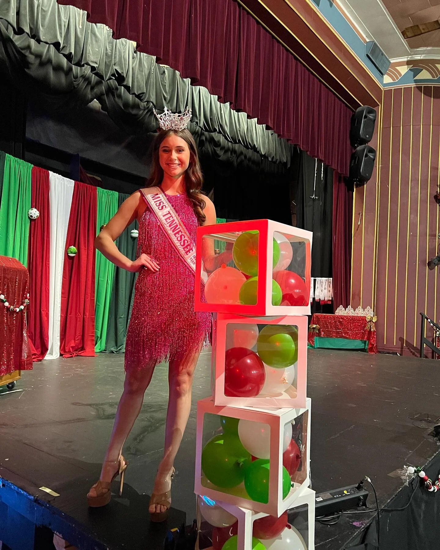 I traveled to Covington, TN today to emcee the Miss Southern Classic Christmas Pageant! One of the best parts of my job is being able to watch girls have the confidence to be on stage. Who knows! Maybe one day we will see them on the Miss Iris Teen T