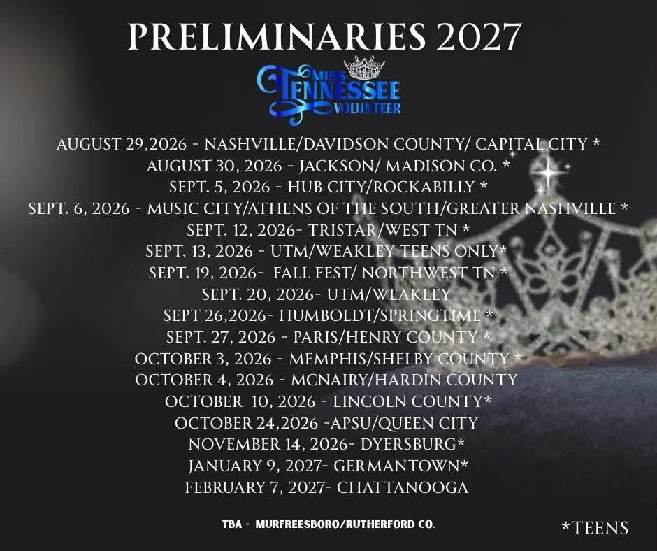 The updated local preliminaries calendar as of 8.11.2026.  As always dates &amp; titles are subject to change.