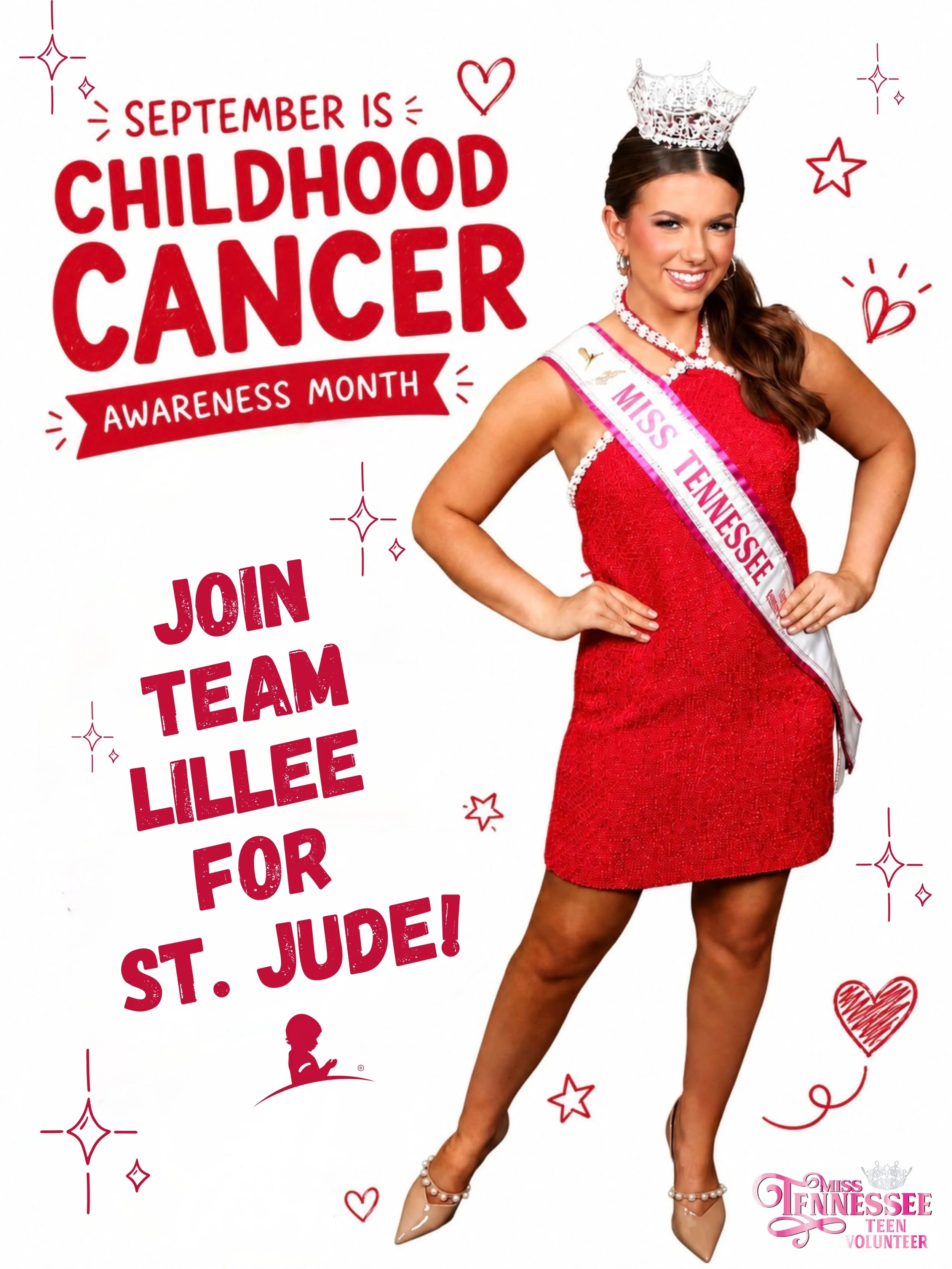 September is Childhood Cancer Awareness Month 🎗️❤️ and there&rsquo;s no better time to make a difference! I&rsquo;m raising funds for St. Jude Children&rsquo;s Research Hospital, and I&rsquo;d love for YOU to join Team Lillee! Every donation&mdash;b
