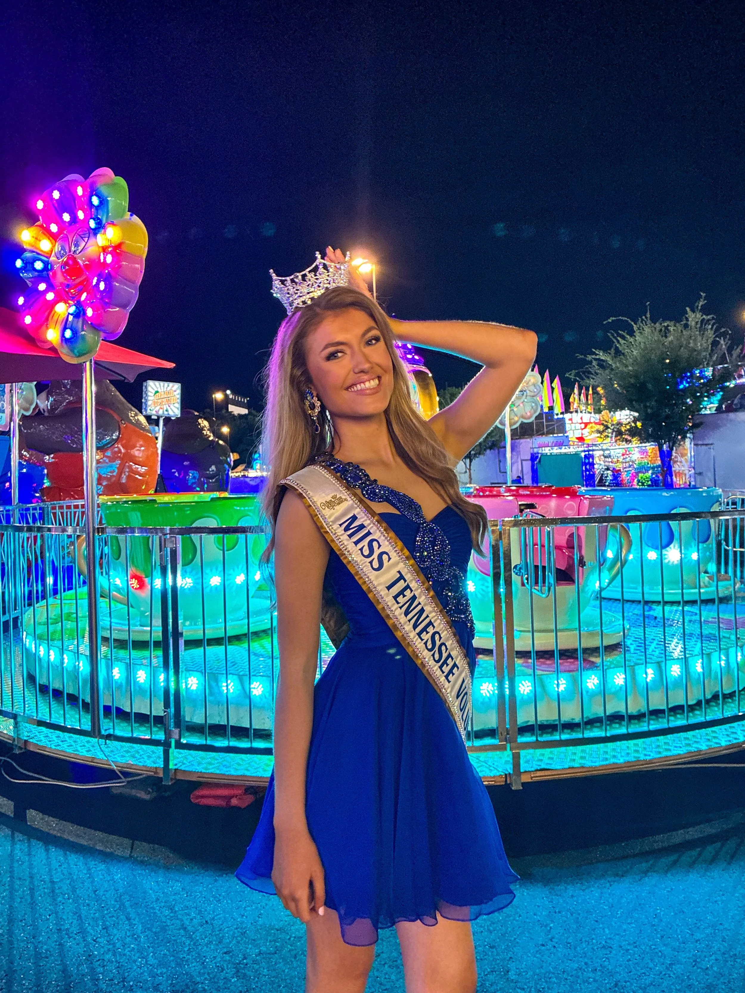 I had such a fun night hosting the Nashville Fairest of the Fair pageant! I am so thankful for the Nashville Fair Board for having me and for such a warm welcome. I absolutely loved getting to be part of such a special night! 👑🎠🎟️

#MissTNVol #MVA