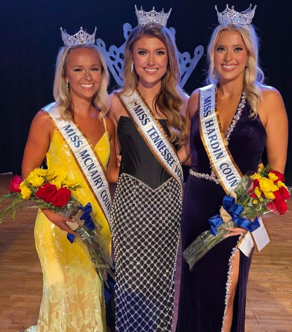 The Memphis Tigerette Majorettes are co-crowns and MTV bound in July. Congratulations to Miss McNairy County Volunteer 2027 Emma Schneider &amp; Miss Hardin County Volunteer 2027 Joanie Coville. The MTV Class of 2027 has 19 contestants with locals co