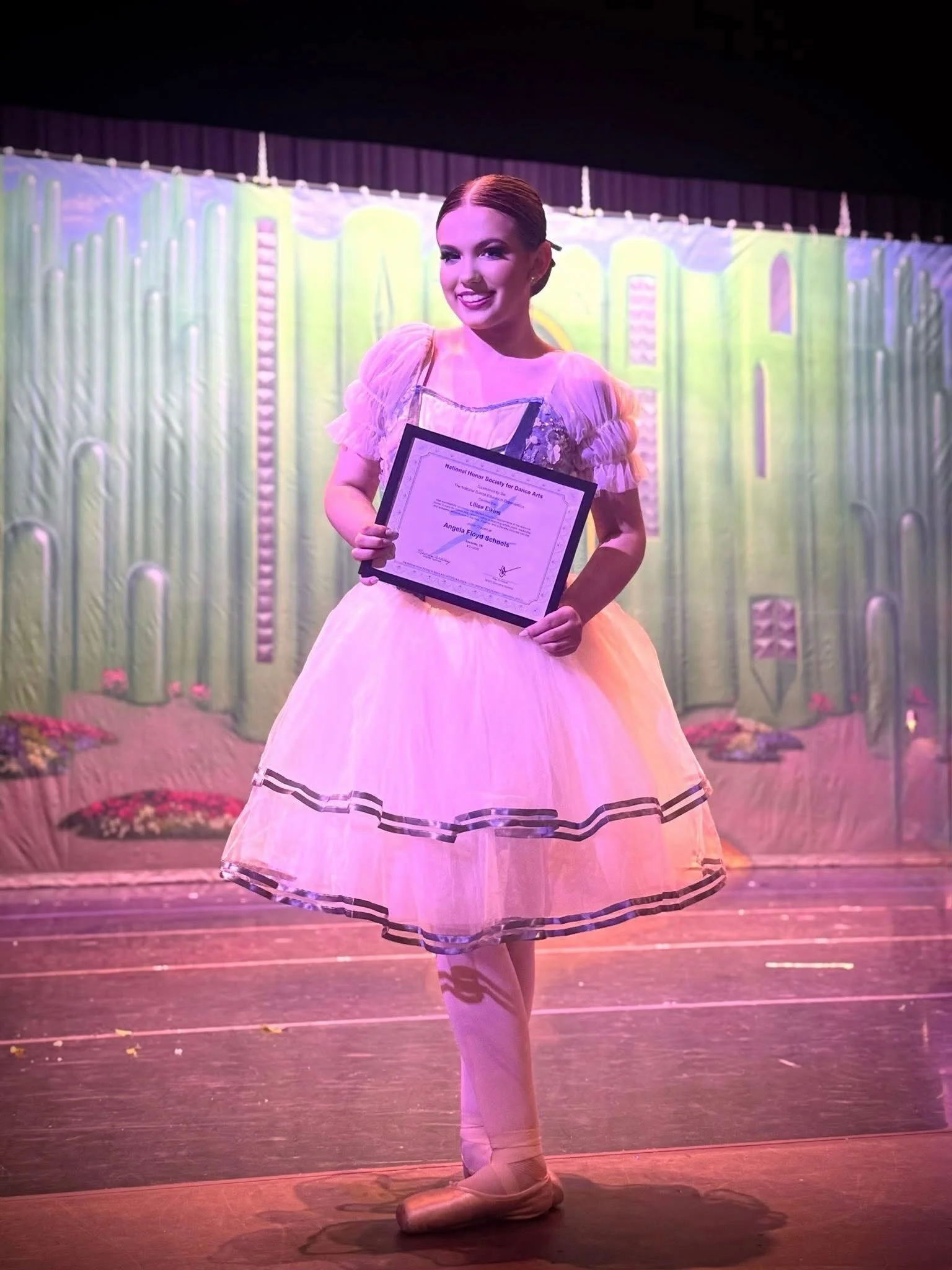 Happy World Ballet Day! 🩰 Ballet has taught me so much more than dance! This past season, I was honored to be inducted into the National Honor Society for Dance Arts, recognizing artistic achievement, leadership, and academic excellence. A special t
