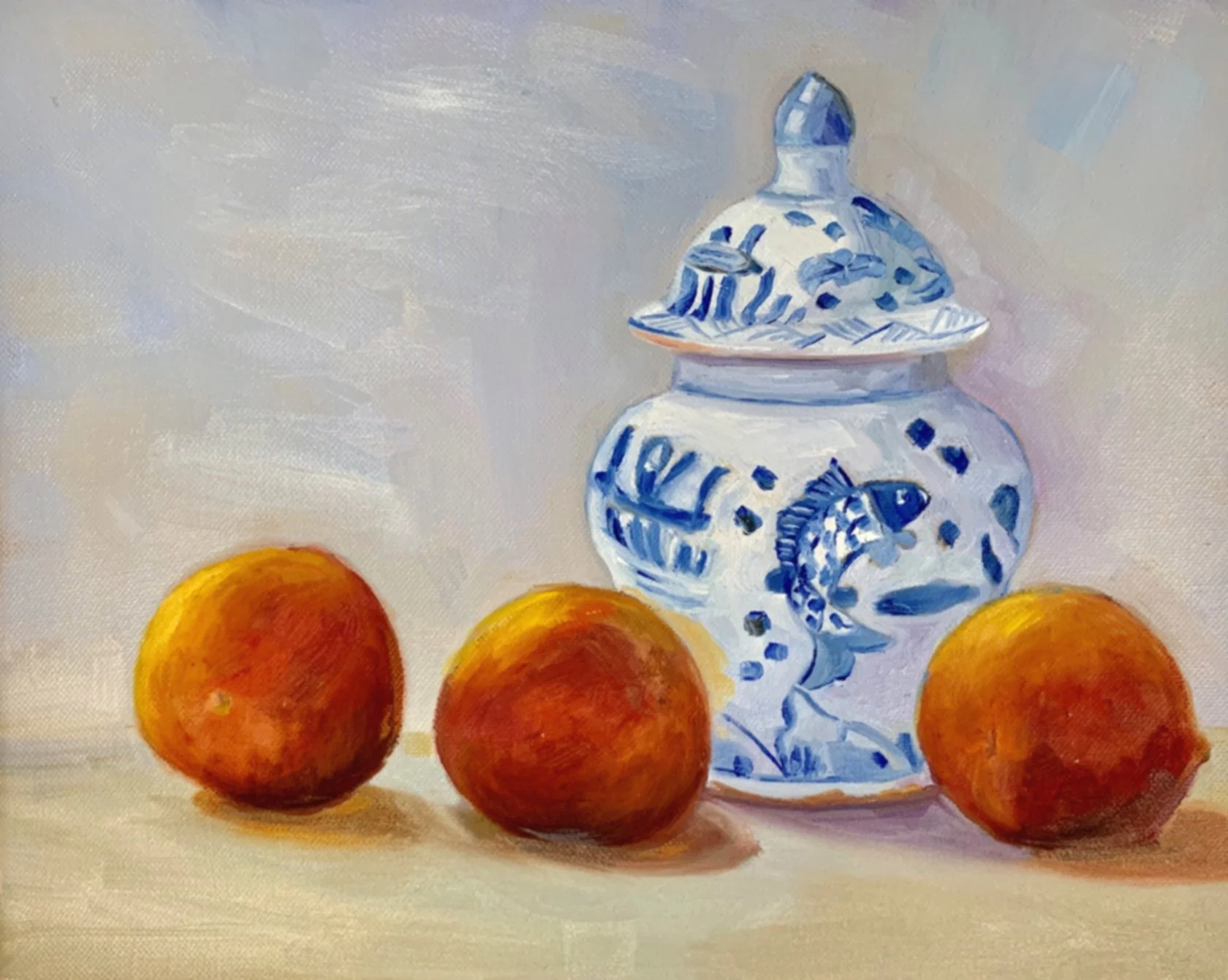 Peaches and Cream 11 x 14