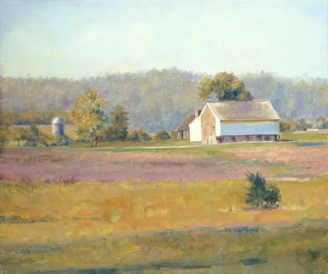 Early Morning Barn