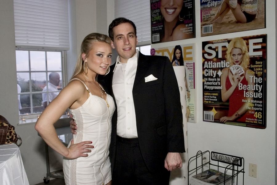 Anthony and his friend Lauren at Style Magazine Party.jpeg