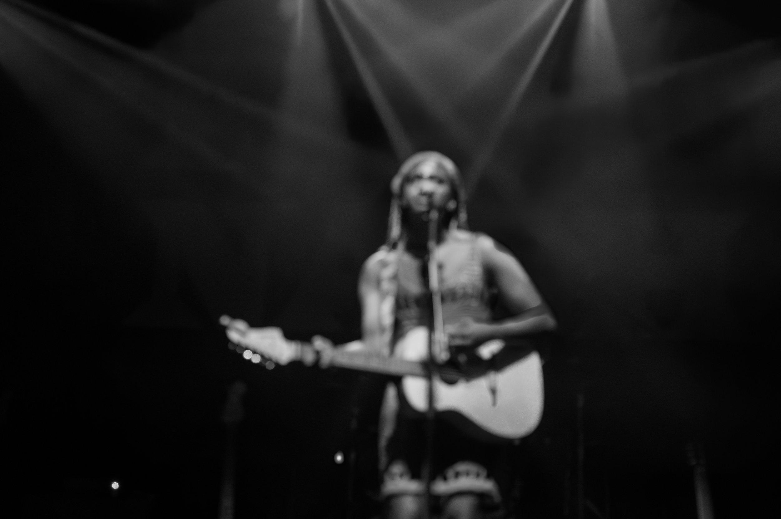 Shamir performs at The Howard Theatre in Washington DC as part of Kate Nash's "9 Sad Symphonies" tour