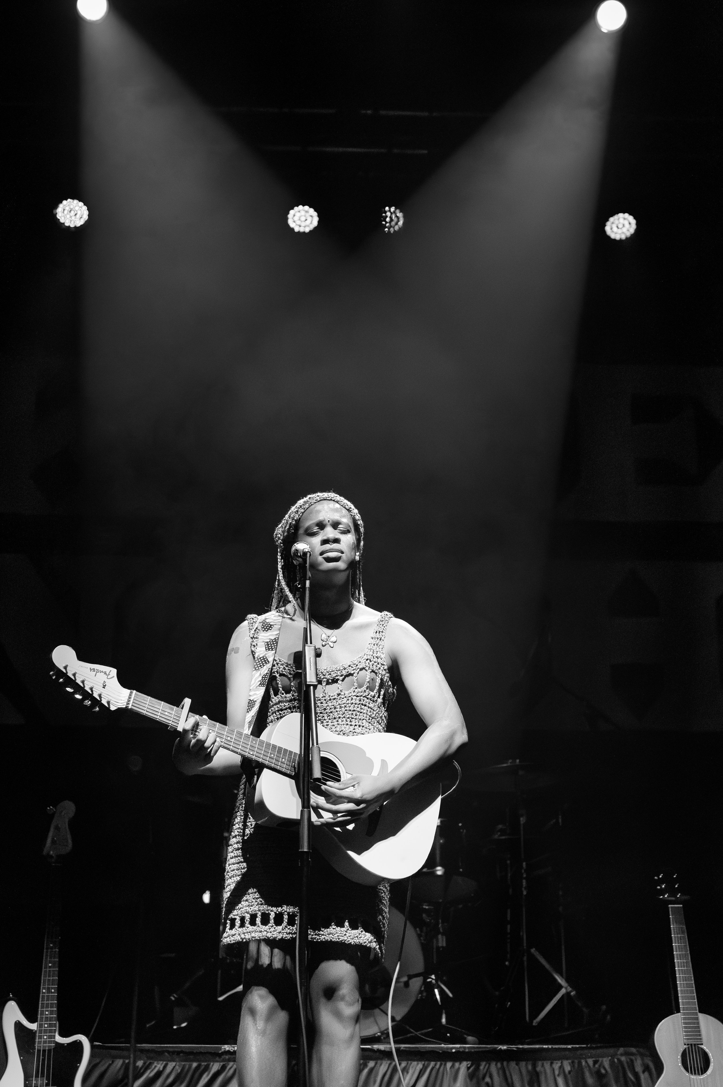 Shamir performs at The Howard Theatre in Washington DC as part of Kate Nash's "9 Sad Symphonies" tour