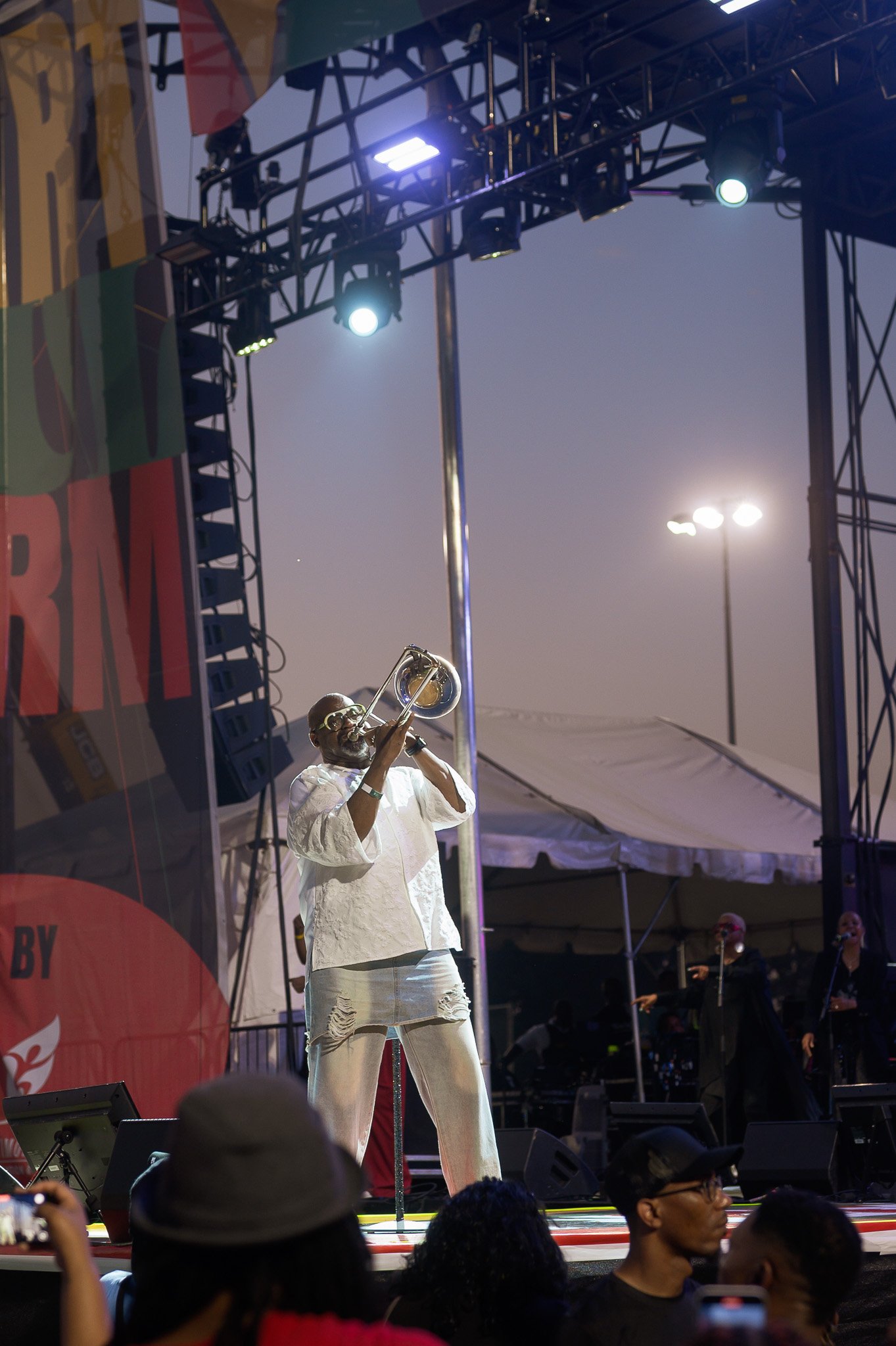 Patti LaBelle's band performs as a part of Baltimore AFRAM Festival '25