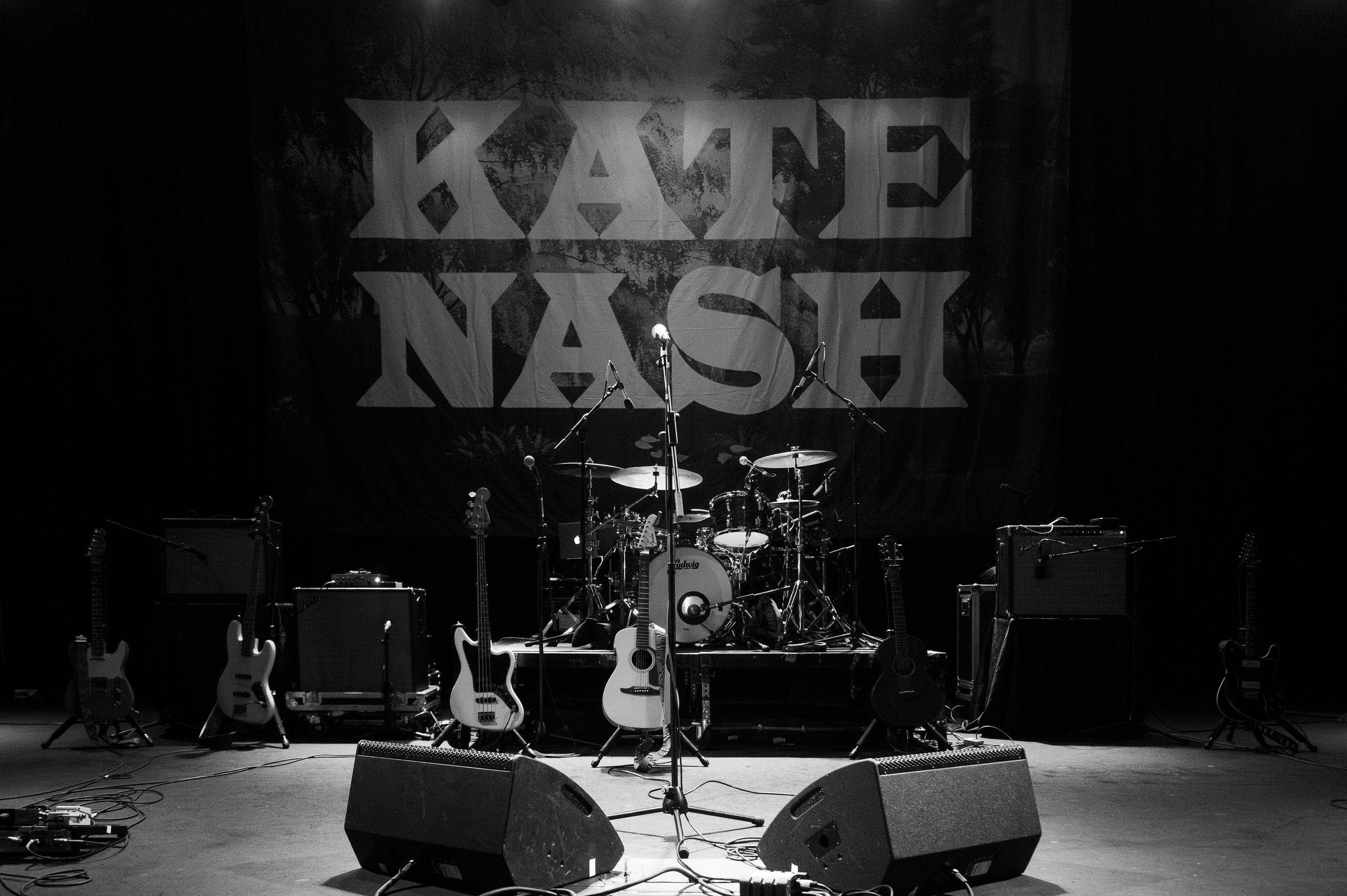 The set for Kate Nash's "9 Sad Symphonies" tour at The Howard Theatre in Washington DC