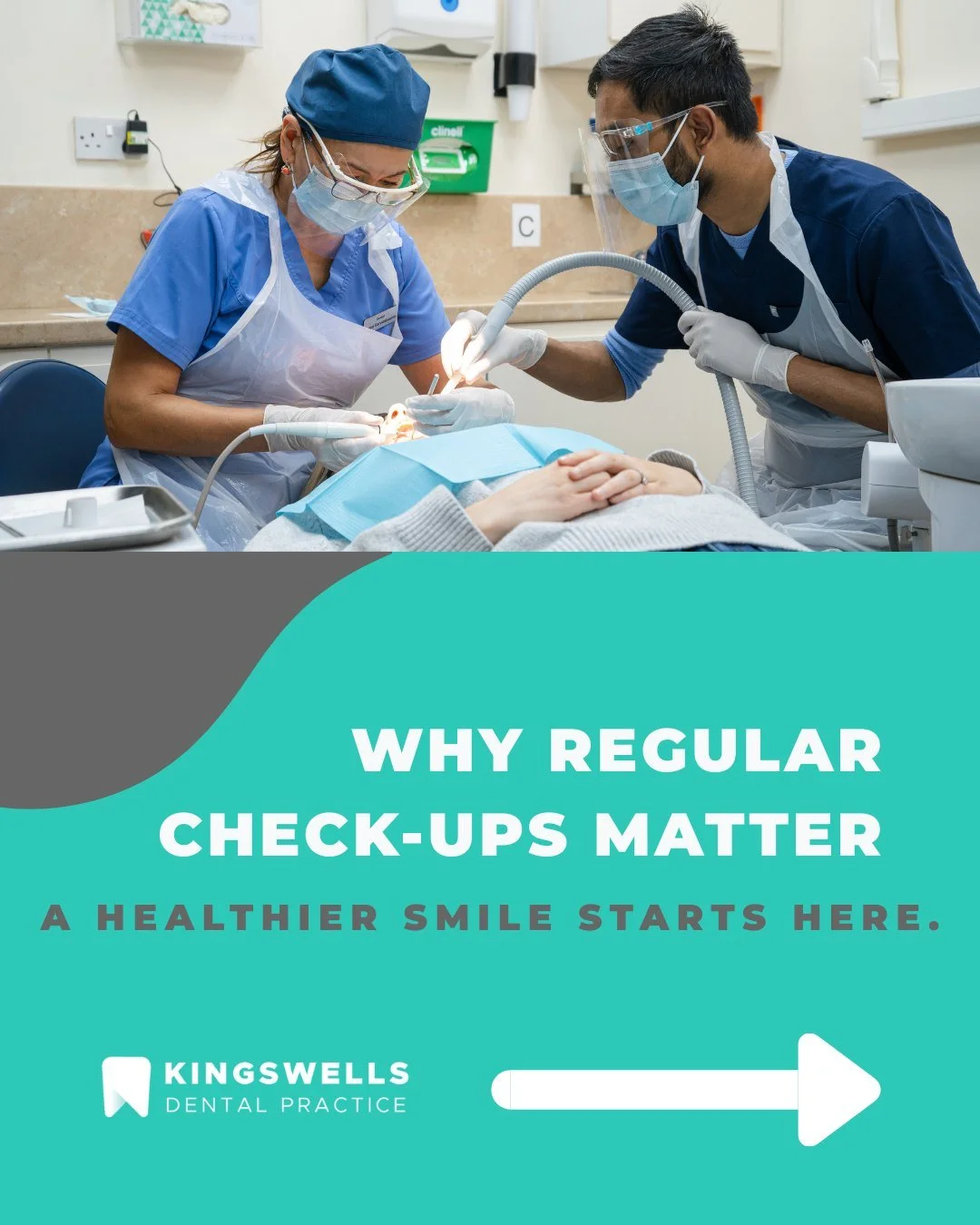 Regular check-ups keep your smile healthy, confident, and cared for long before problems start.
Ready to book your next visit? Tap the link in our bio. ✨
#KingswellsDental #AberdeenDentist #HealthySmiles
