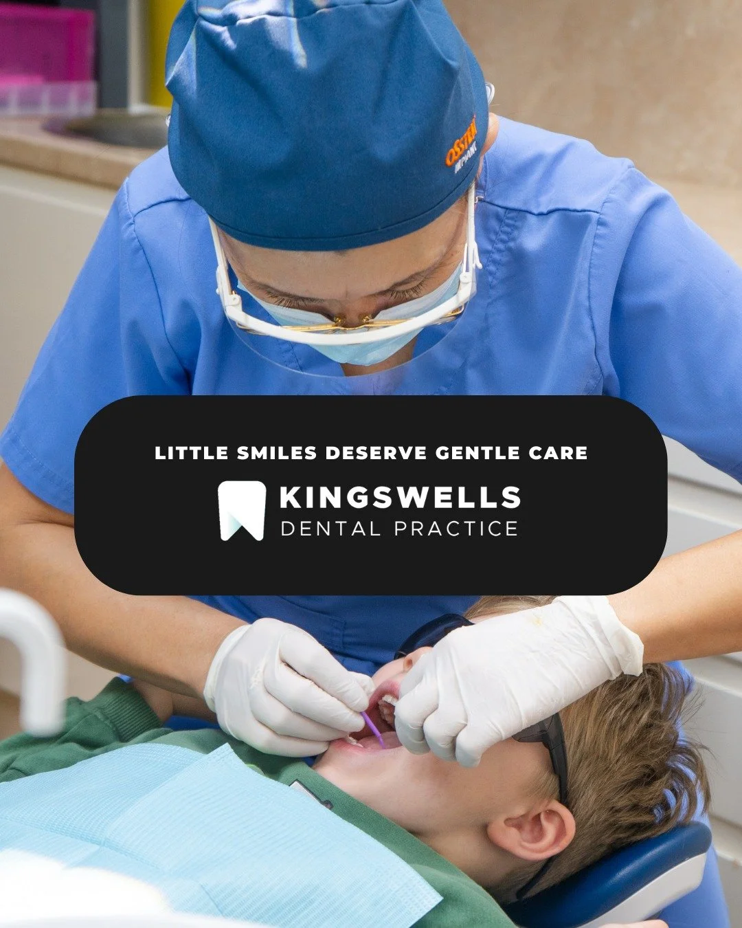 Visiting the dentist for the first time can feel like a big moment for little ones and for parents too.

At Kingswells Dental Practice, we focus on creating a calm, friendly environment where children feel comfortable, supported, and even have a litt