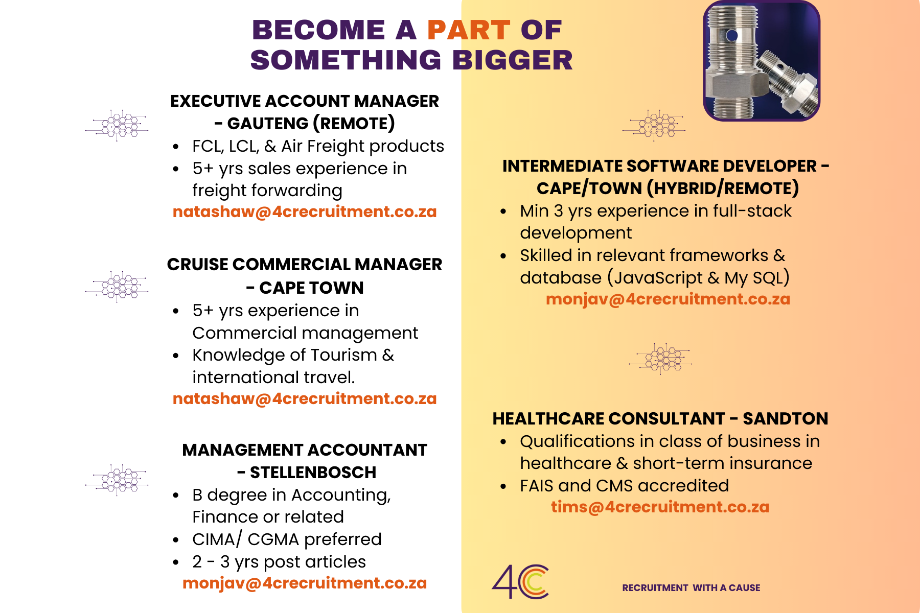 BECOME A PART OF SOMETHING BIGGER - 04 SEPTEMBER '24