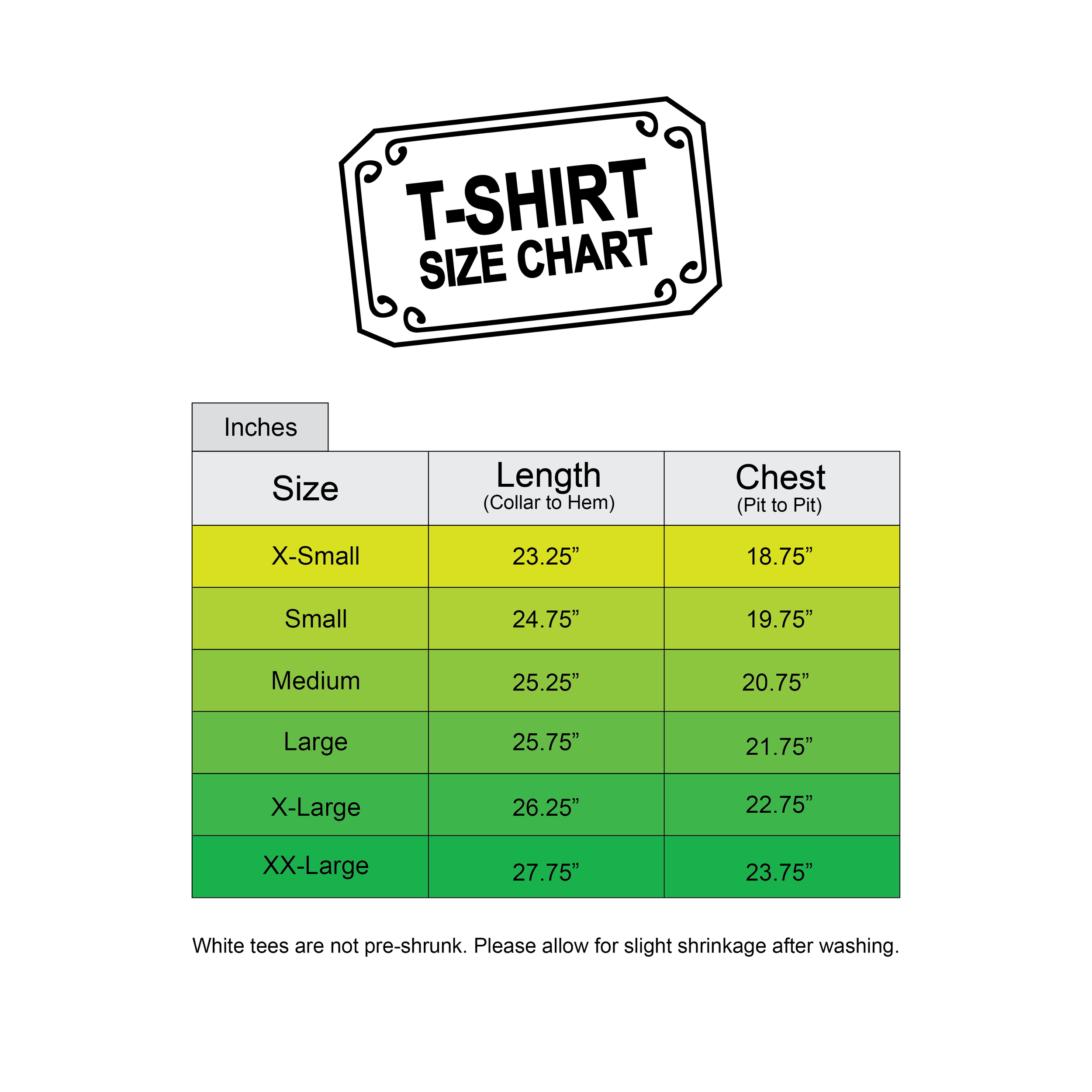 White T-shirt Size chart.png