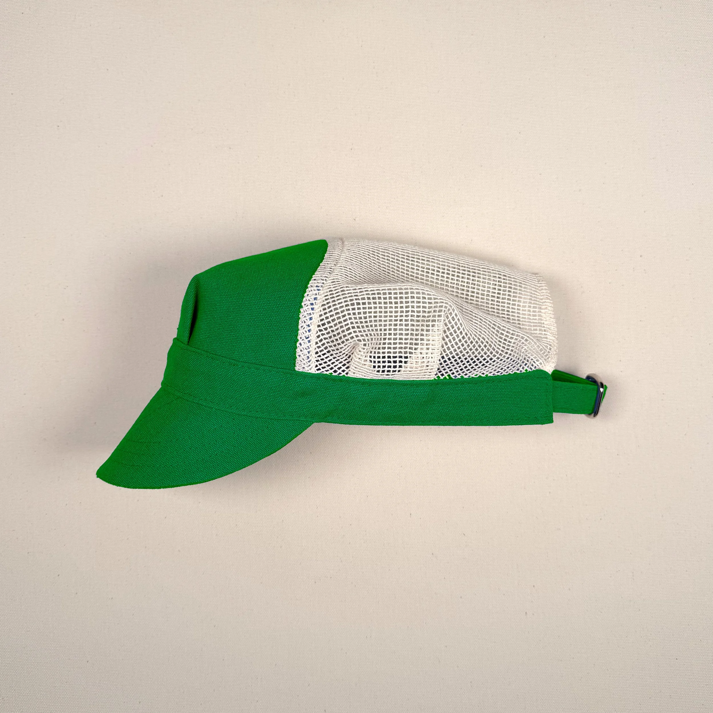 Green Pleated Mesh Cap.jpg