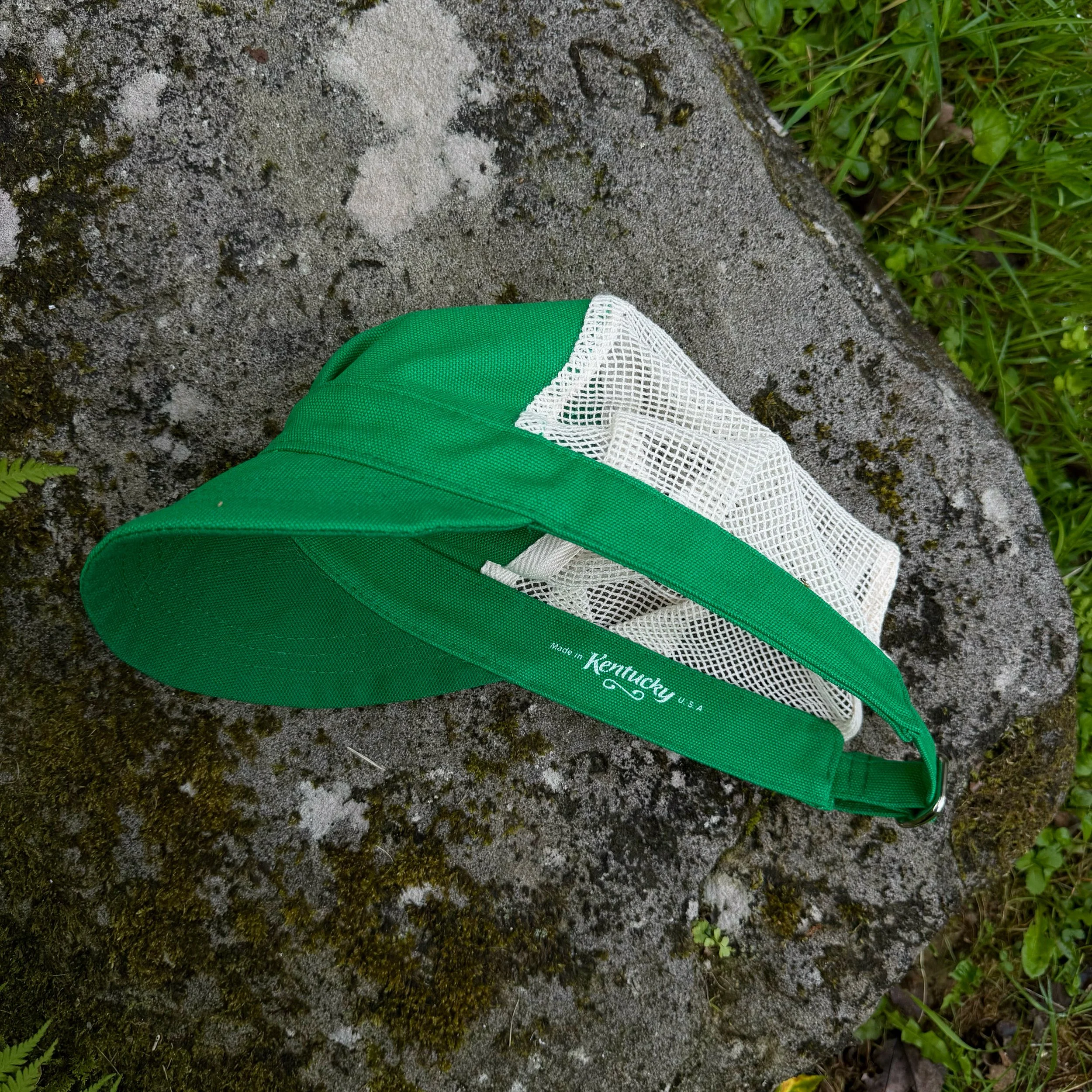 Green Pleated Mesh Cap 3.jpg