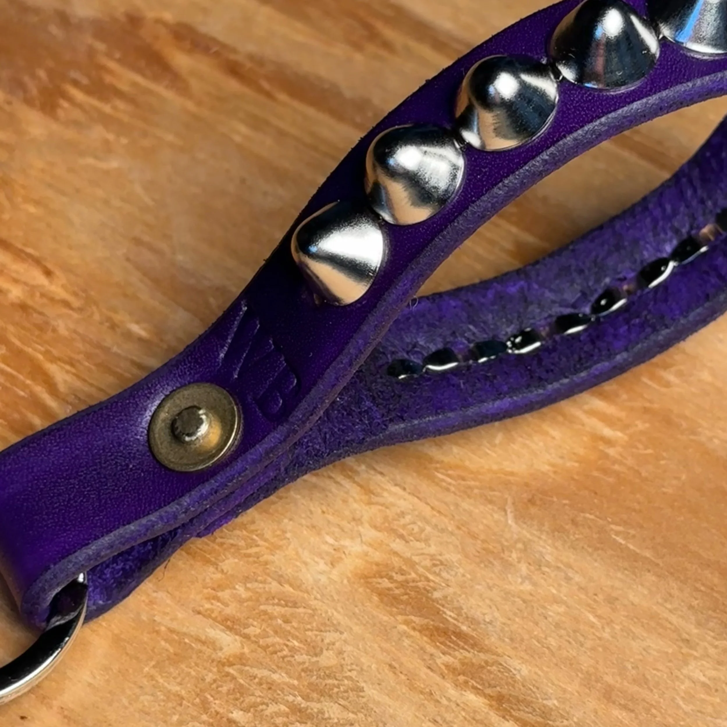 Studded keychain Purple.jpg