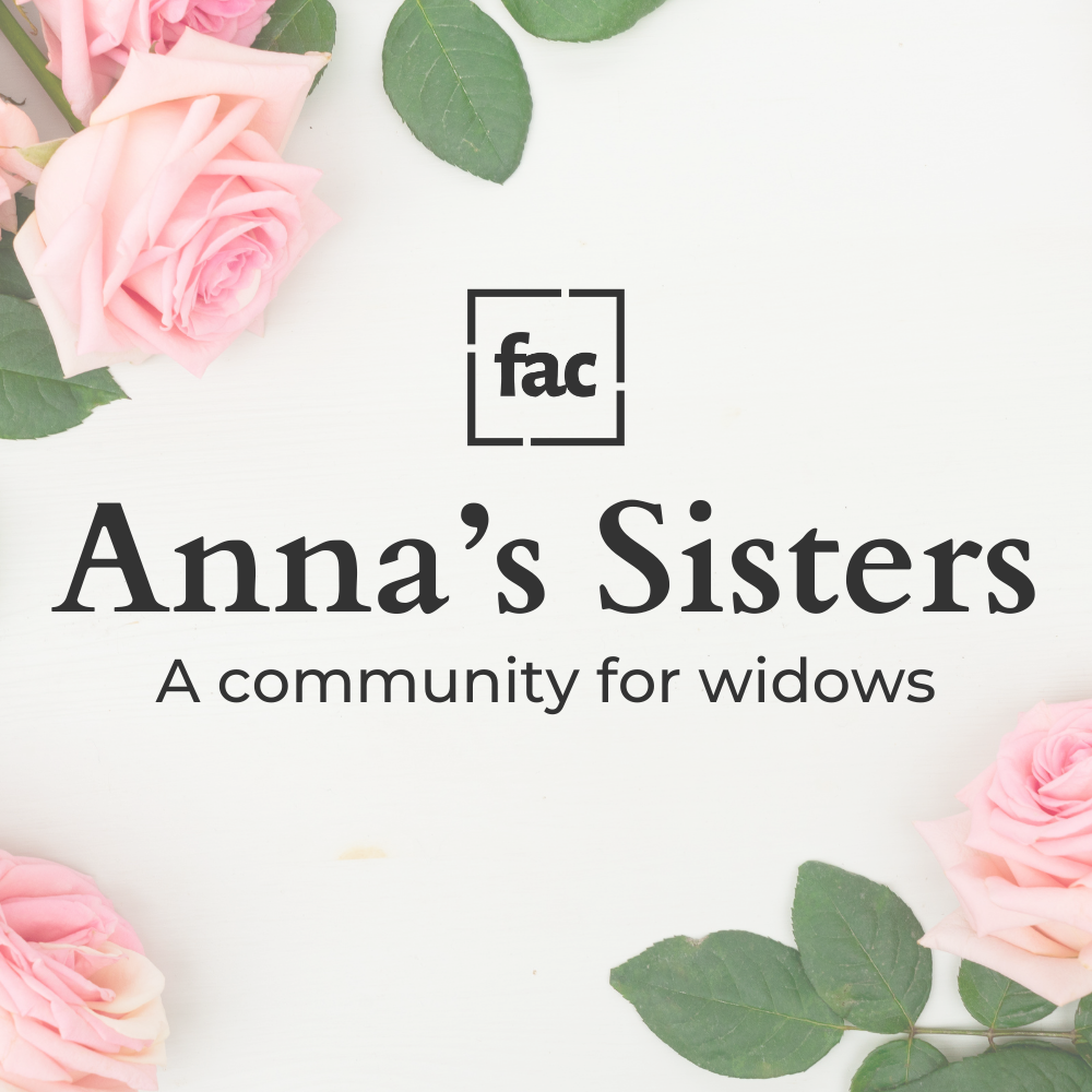 Anna's Sisters: a community for widows, surrounded by pink roses.