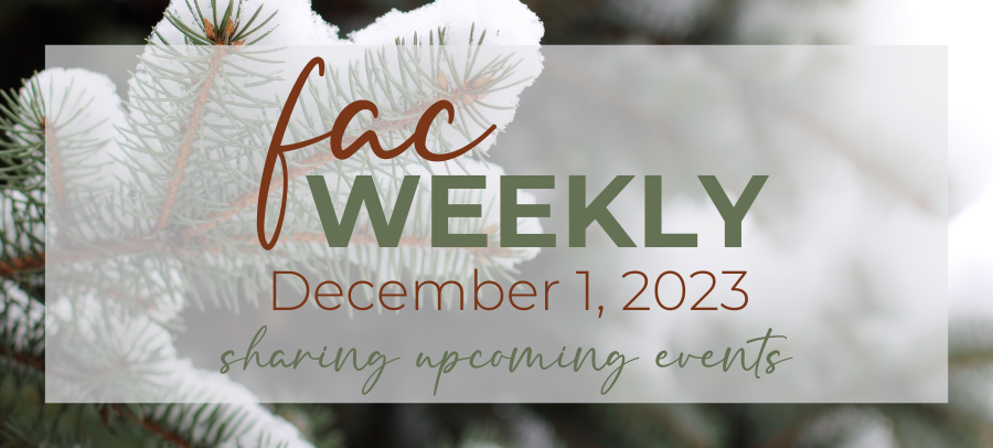 facWEEKLY December 1