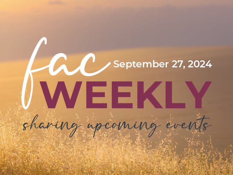 facWEEKLY September 27
