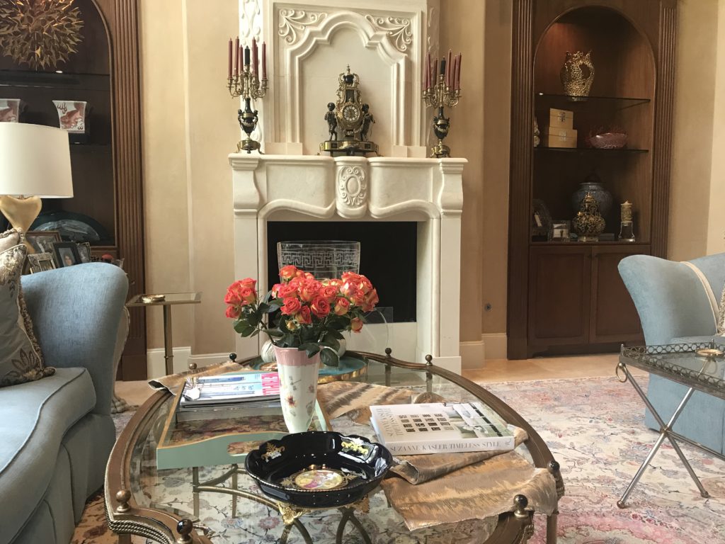 French Inspired Formal Living Room