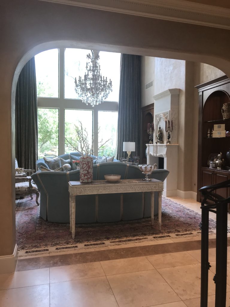 French Inspired Formal Living Room