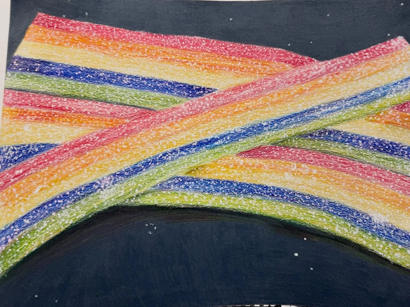 These are all colored pencil drawings from my intro to art high school classes! All with the Prismacolor scholar colored pencils. Which is your favorite?