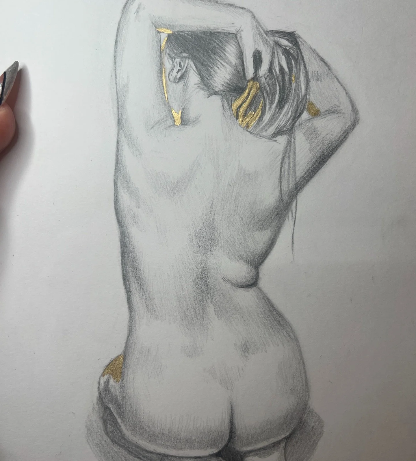 Happy International Women&rsquo;s Day from a woman, her pencils, and her gold