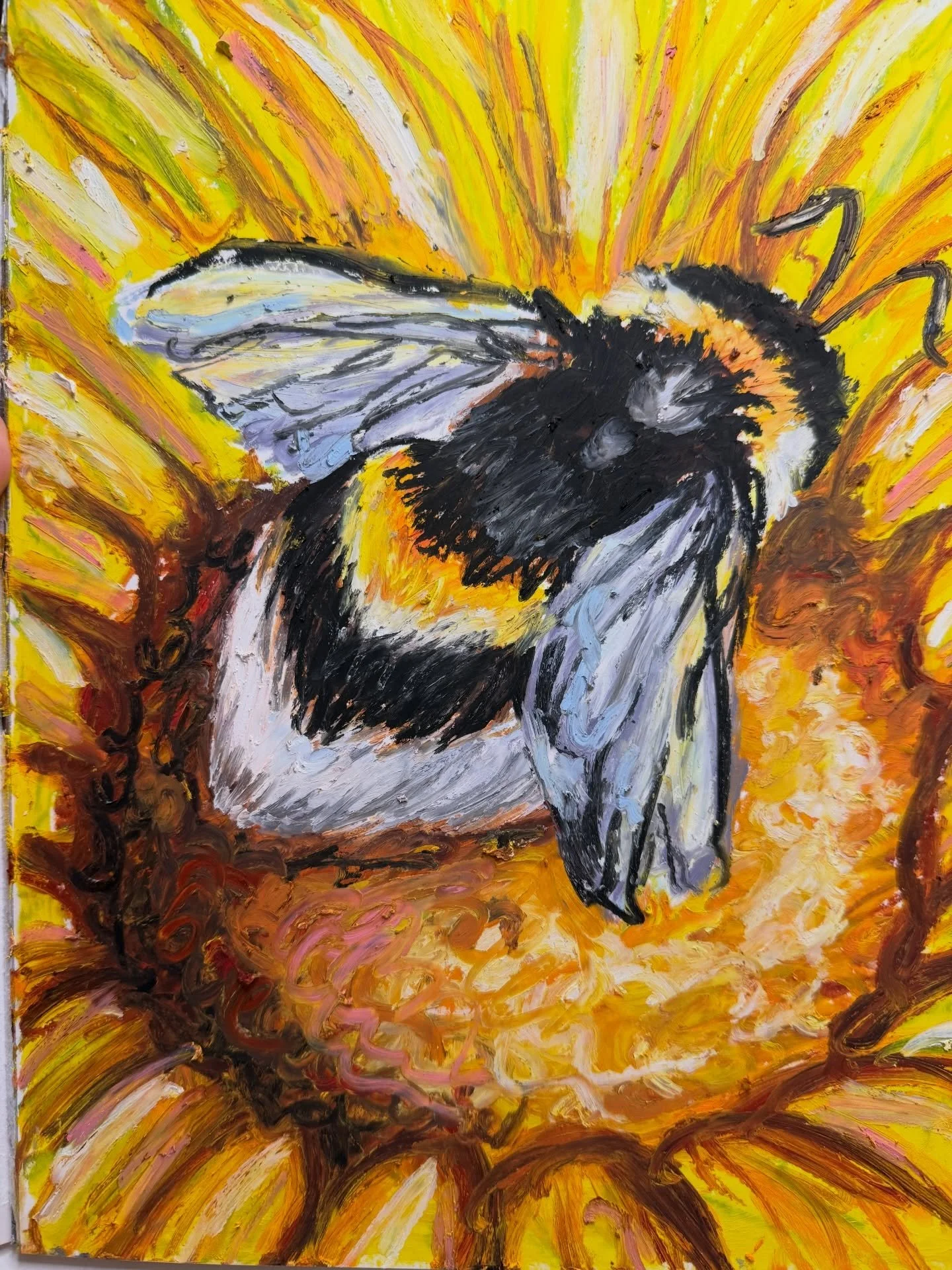 Spent some time over the weekend playing with some @meeden.art oil pastels