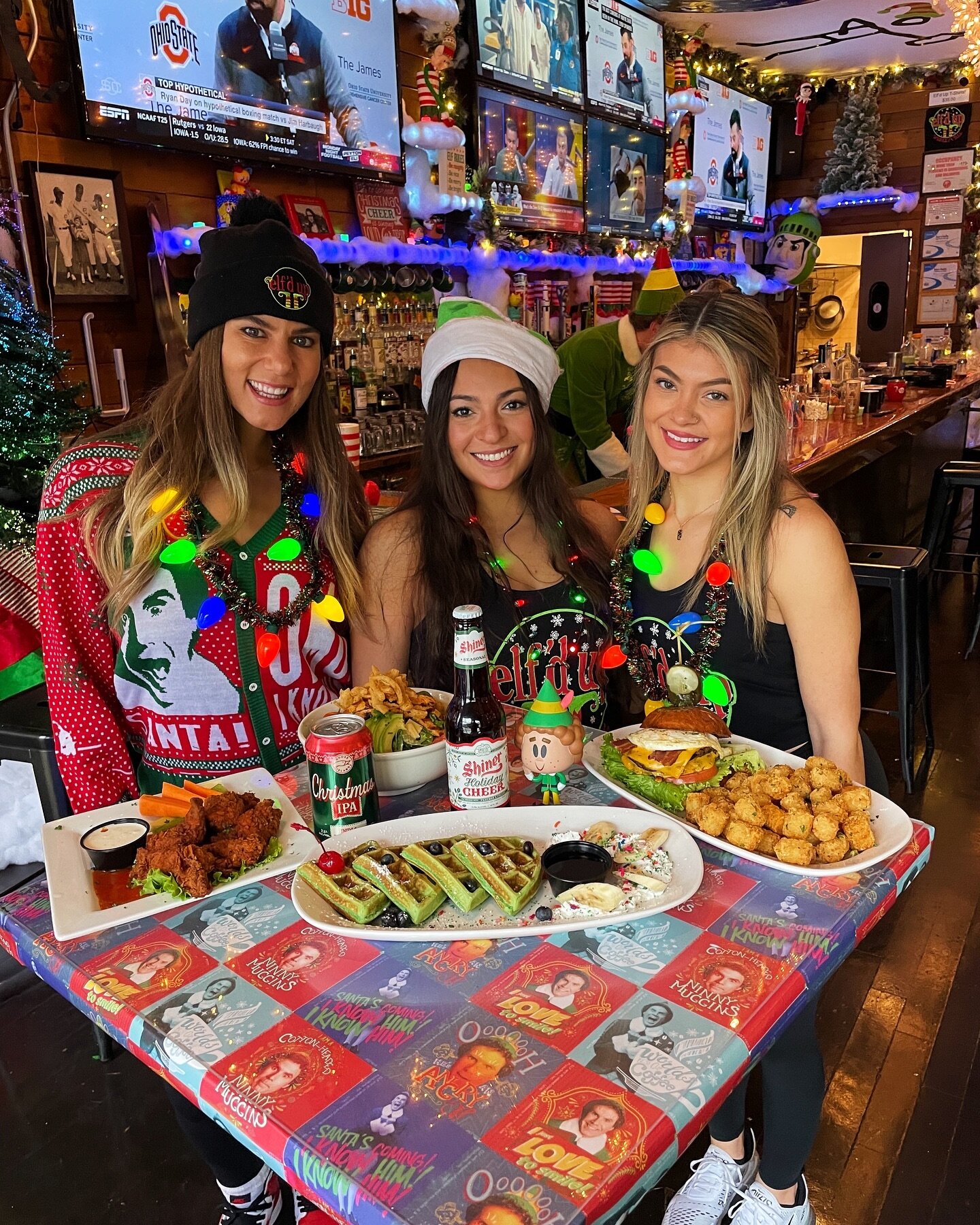 Treat every day like Christmas! 🎄 The holiday cheer continues. ✨ We&rsquo;re open at 11AM every day this week &amp; 10:30AM this weekend. 🎉 Come see us! 

#elfdup #buddy #wrigleyville