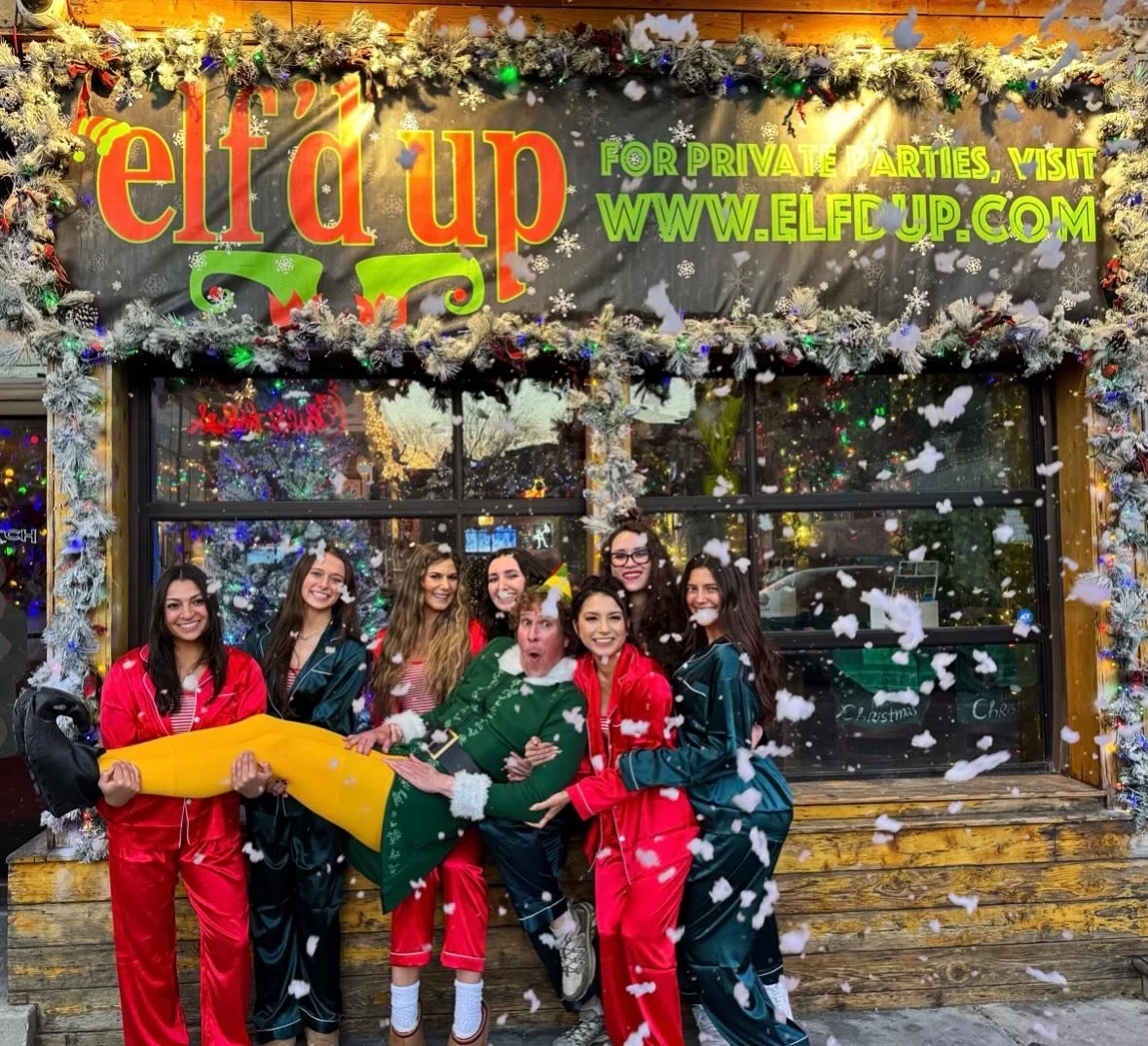 Tis&rsquo; the season to get #ELFDUP! ✨🎄
Here&rsquo;s our schedule this week &mdash; come get merry with us!

THURSDAY
&bull; Doors open: 4PM

FRIDAY
&bull; Doors open: 11AM

SATURDAY
&bull; Doors open at 7AM 

SUNDAY
&bull; Doos open af 10:30AM 

N