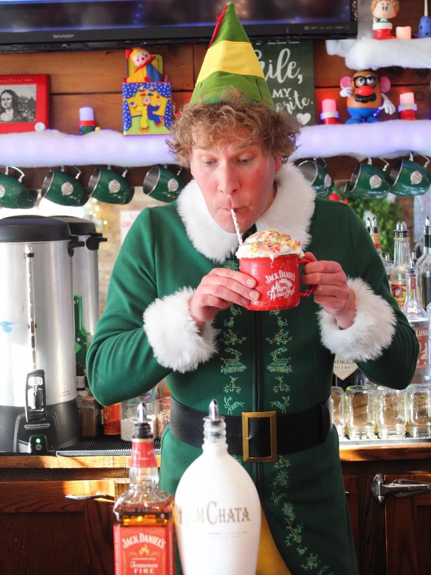 BUDDY! He&rsquo;ll be here 11:30AM-2:30PM before he leaves to go find his dad! Don&rsquo;t miss his last visit! ❄️🎄✨