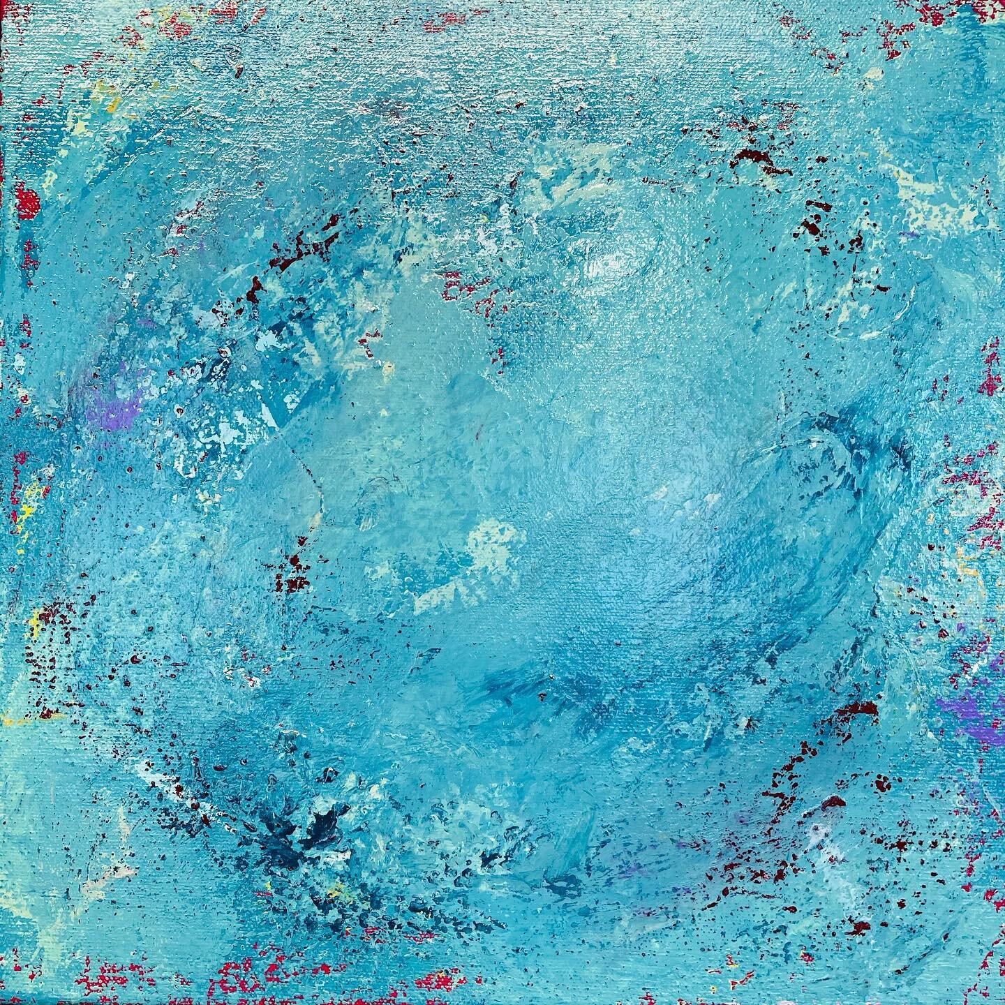 Do you ever think you are running around in circles?  I do&hellip;Along with my desire to surround myself with all things blue, my tendency to spin my wheels was the inspiration behind my &ldquo;Circles&rdquo; paintings!

Both are available (and a th