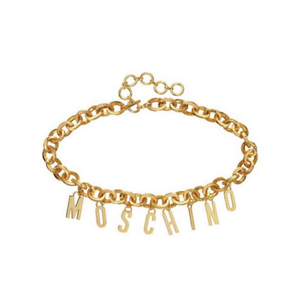 Moschino Gold Plated Chain Belt 