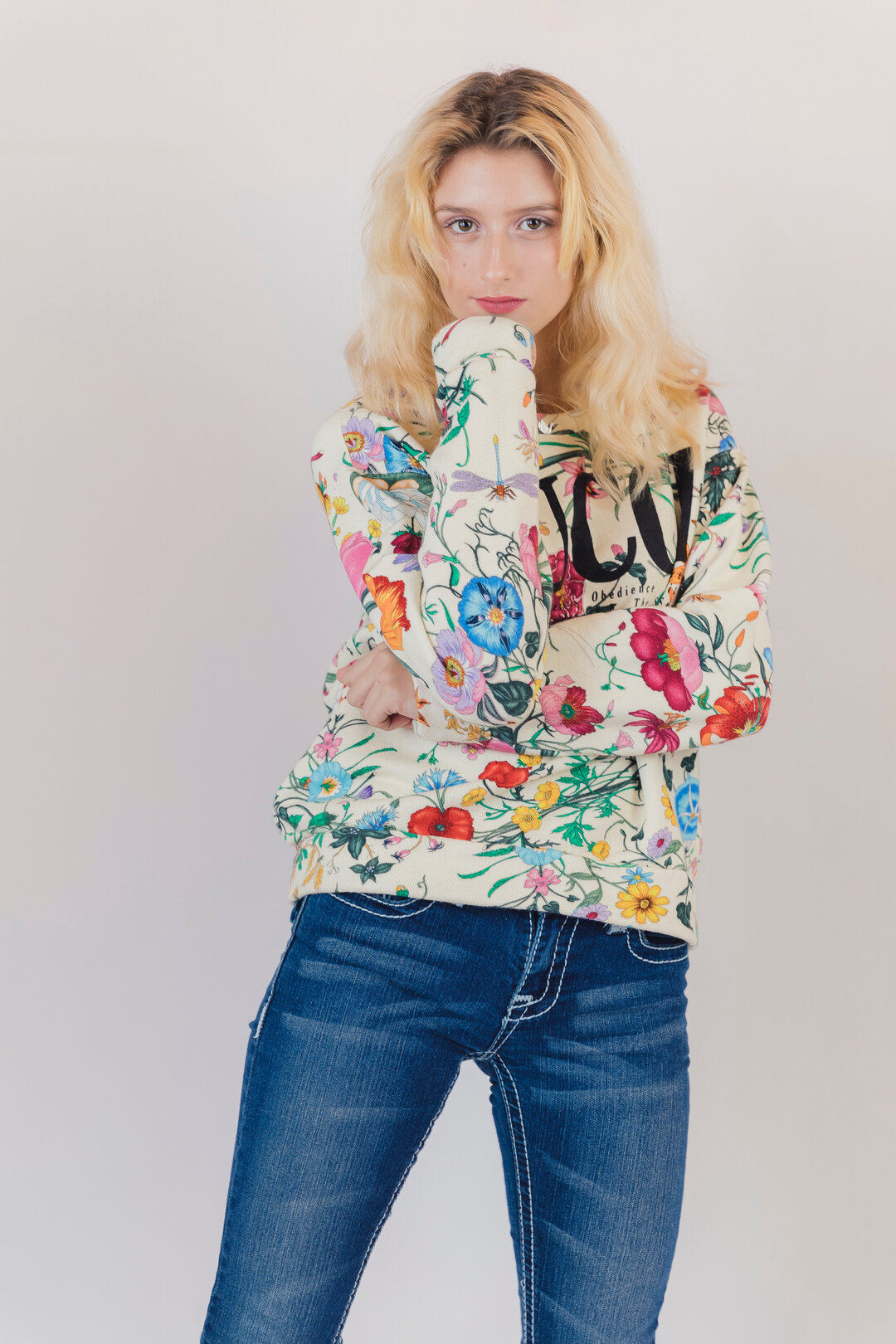 gucci flora sweatshirt