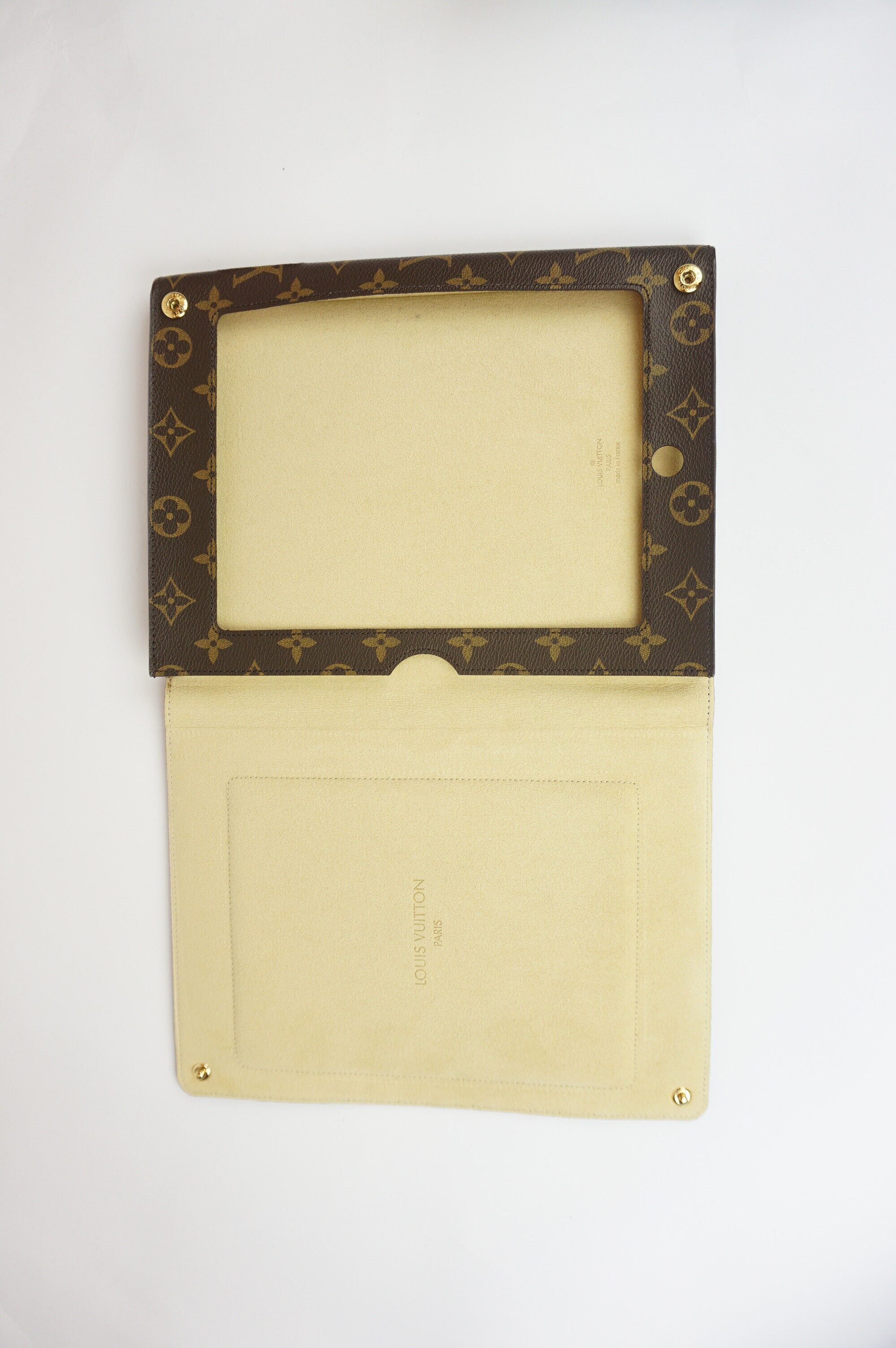 Louis Vuitton Monogram Foldable Ipad Tablet Case — DESIGNER TAKEAWAY BY QUEEN OF LUXURY BOUTIQUE ...