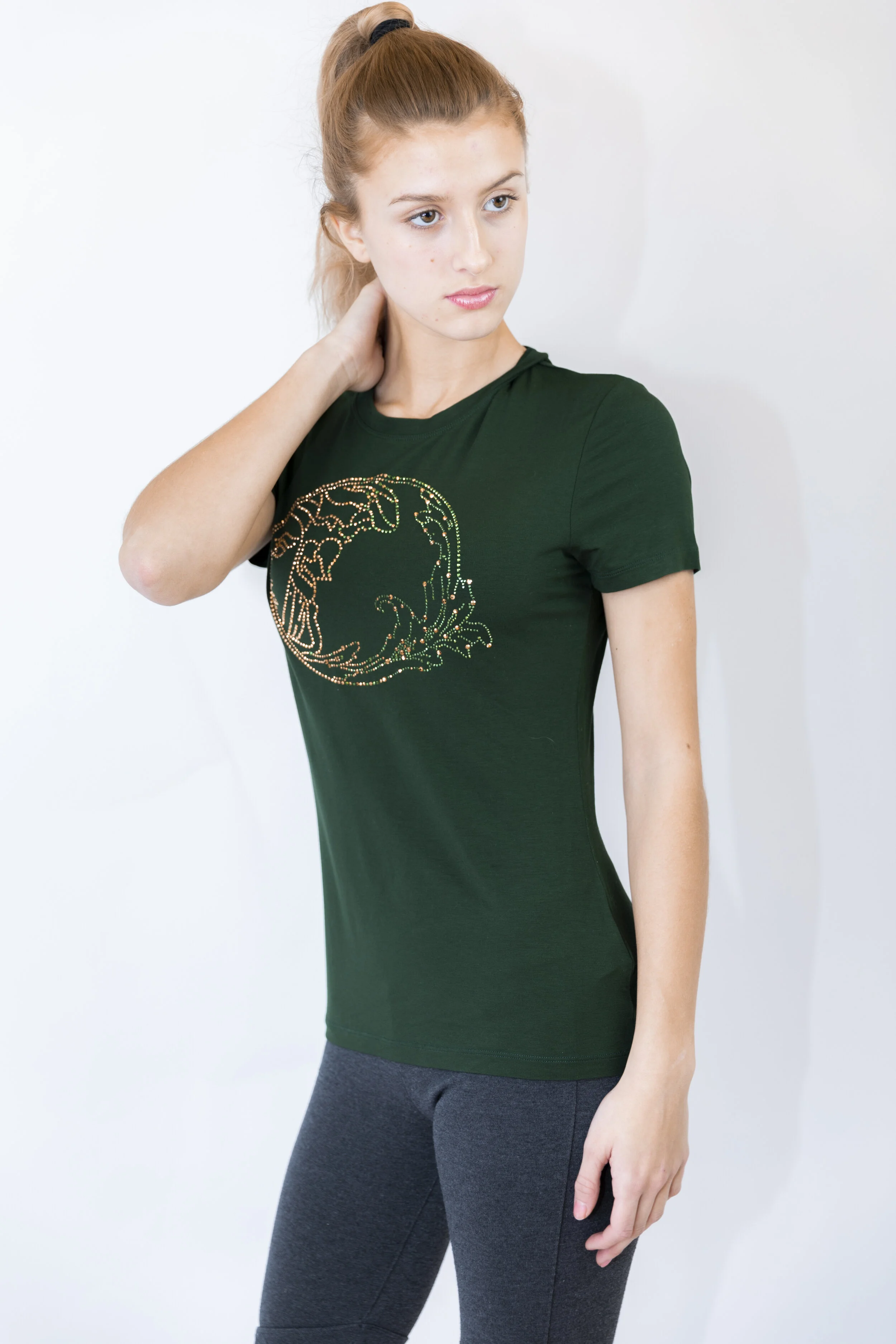 versace t shirt green