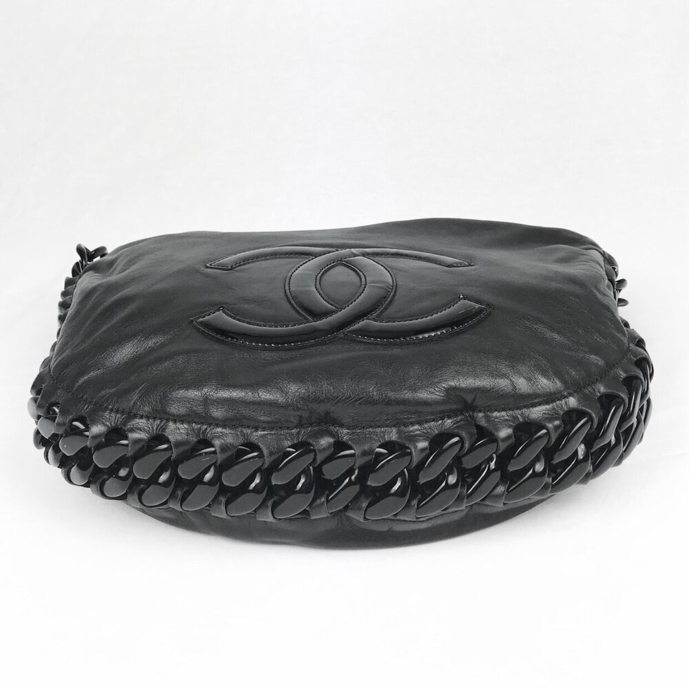 Chanel Lambskin Half Moon Chain Around Shoulder Bag — DESIGNER TAKEAWAY BY  QUEEN OF LUXURY BOUTIQUE INC.