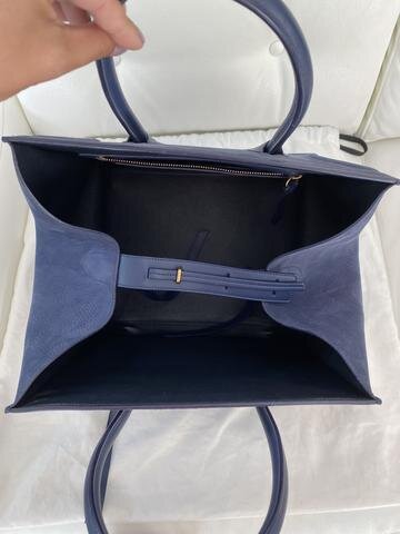 celine suede phantom bag