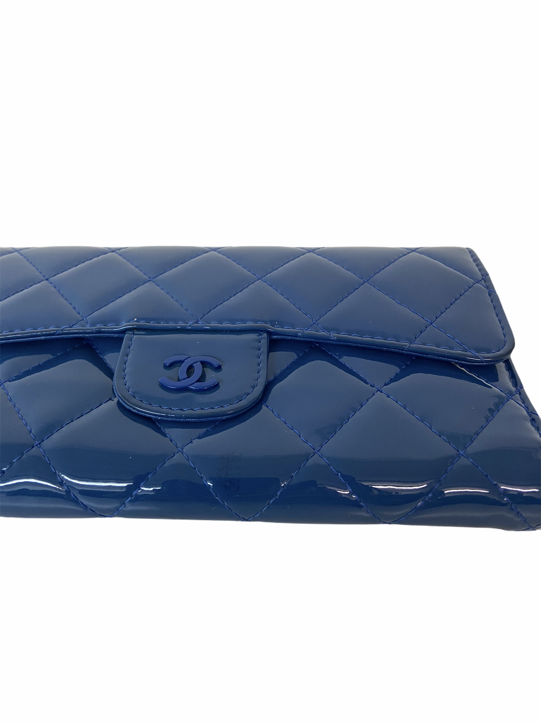 chanel wallet blue