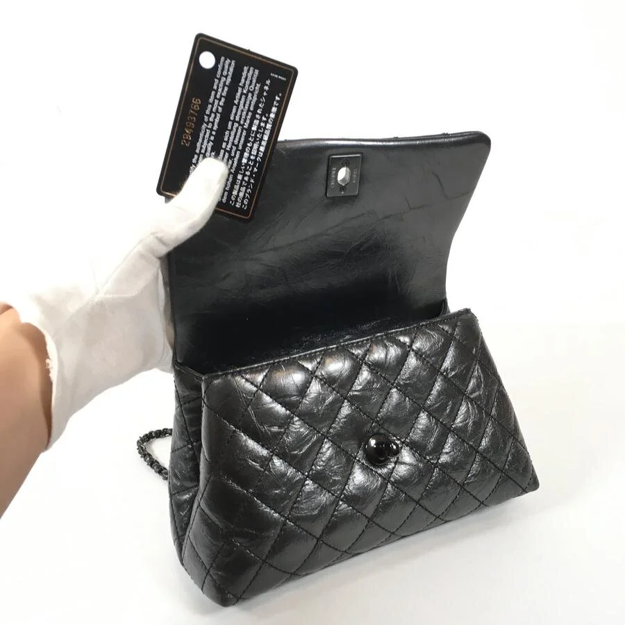 Chanel Small Distressed Calfskin So Black Coco Handle Designer Takeaway By Queen Of Luxury Boutique Inc