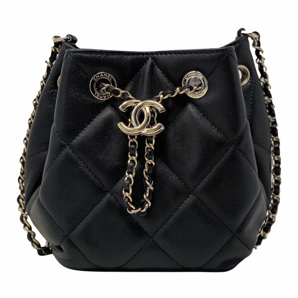 Chanel Calfskin Drawstring Mini Bucket Bag — DESIGNER TAKEAWAY BY QUEEN OF  LUXURY BOUTIQUE INC.