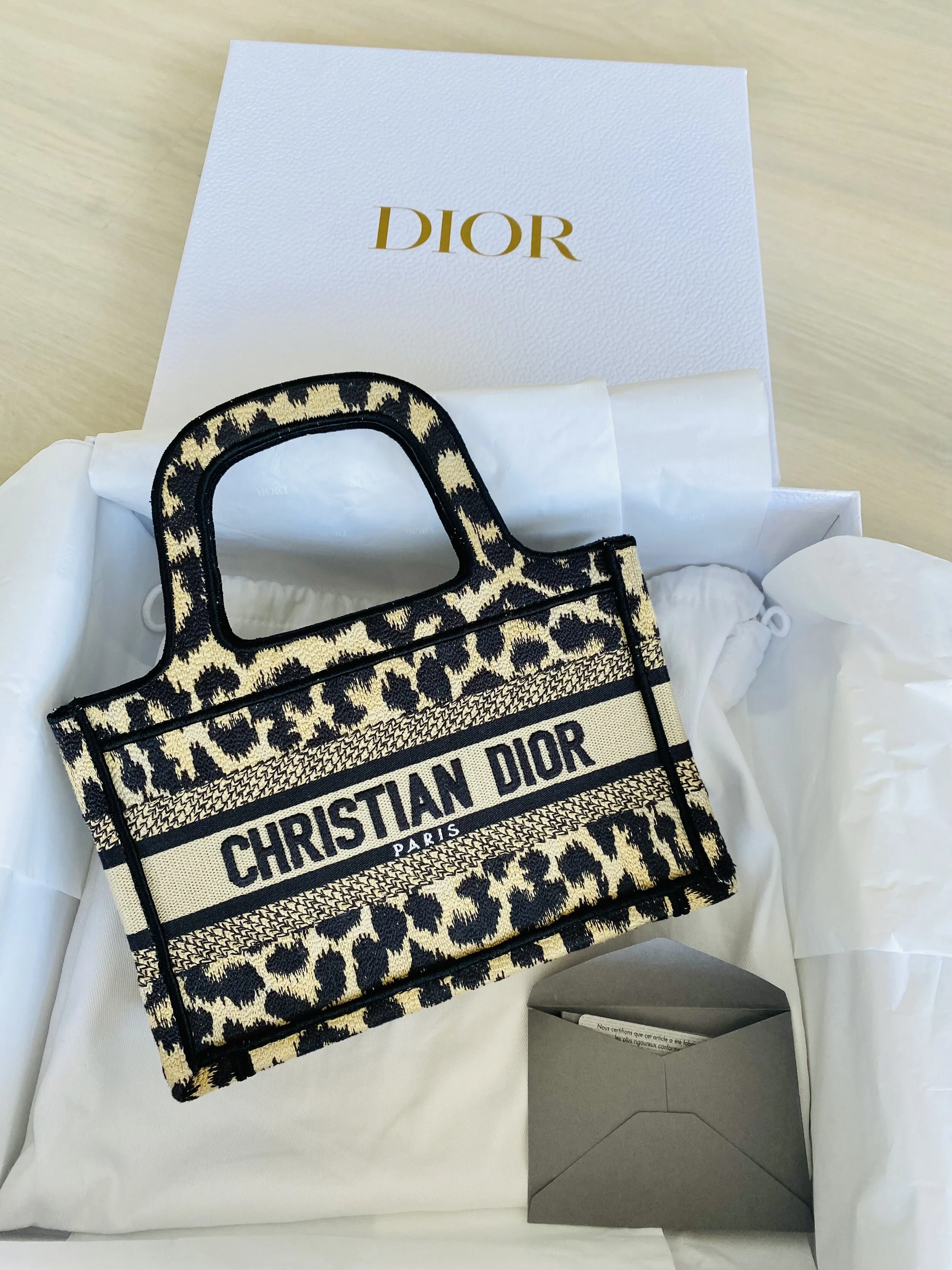 dior mini book tote price