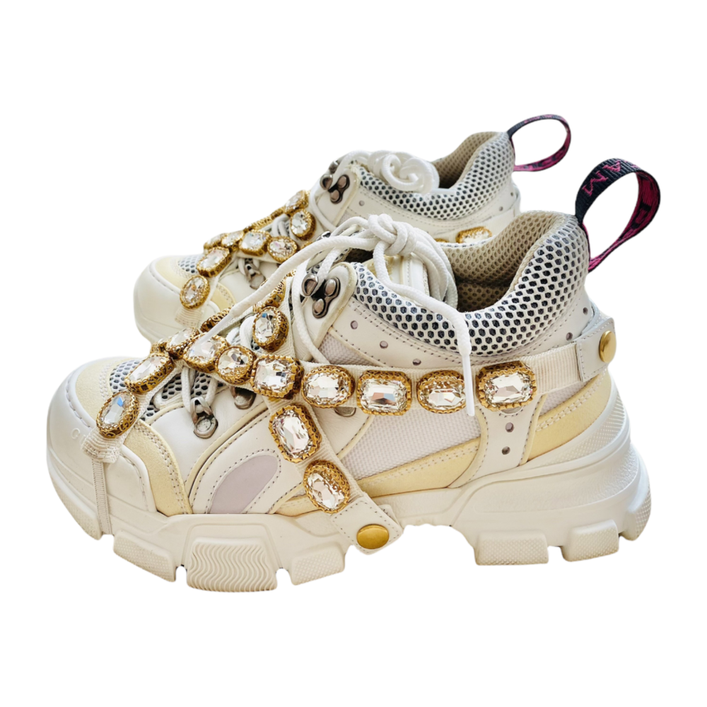 Gucci FlashTrek Sneakers Size  — DESIGNER TAKEAWAY BY QUEEN OF LUXURY  BOUTIQUE INC.