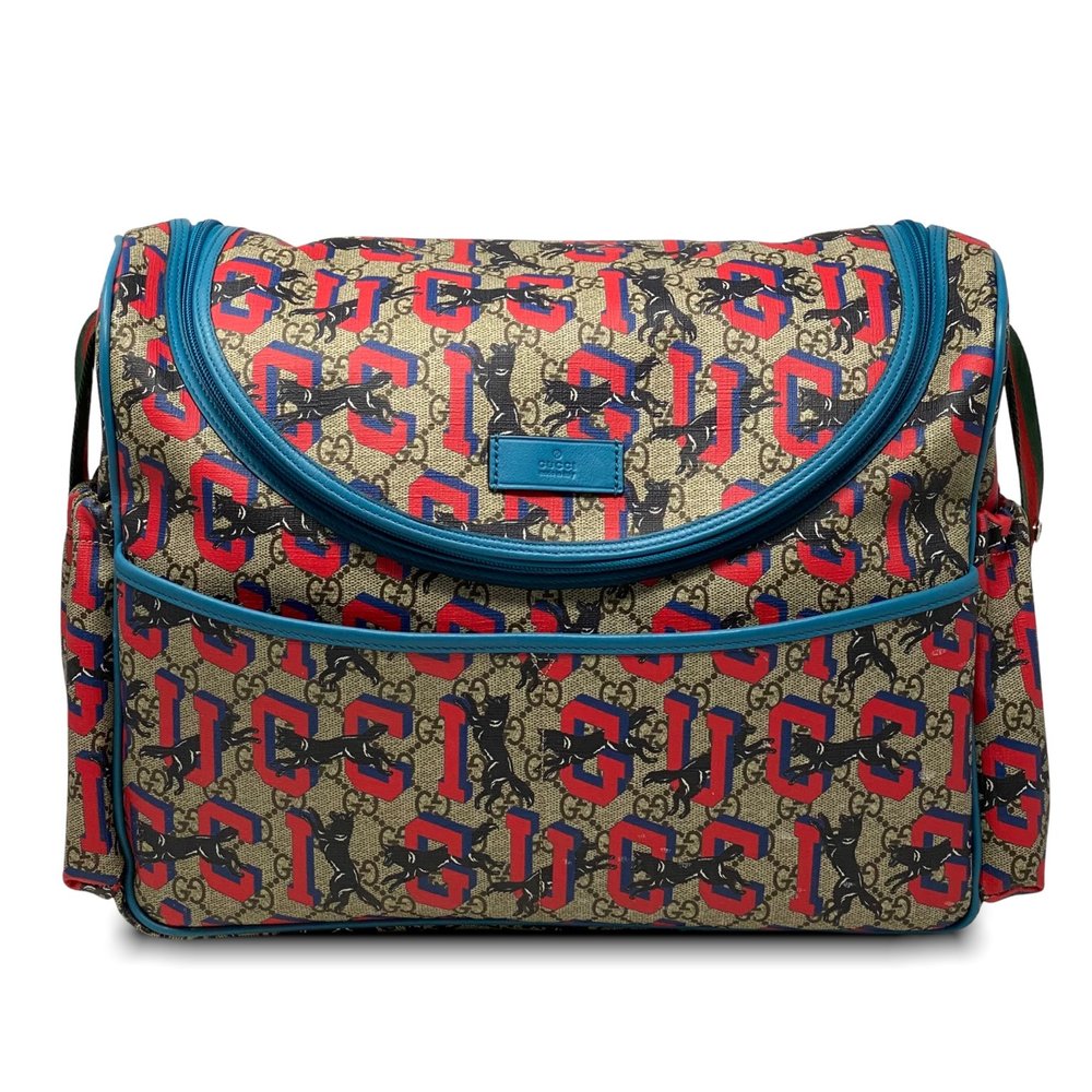 Gucci Wolf Print GG Supreme Diaper Bag — DESIGNER TAKEAWAY BY QUEEN OF  LUXURY BOUTIQUE INC.