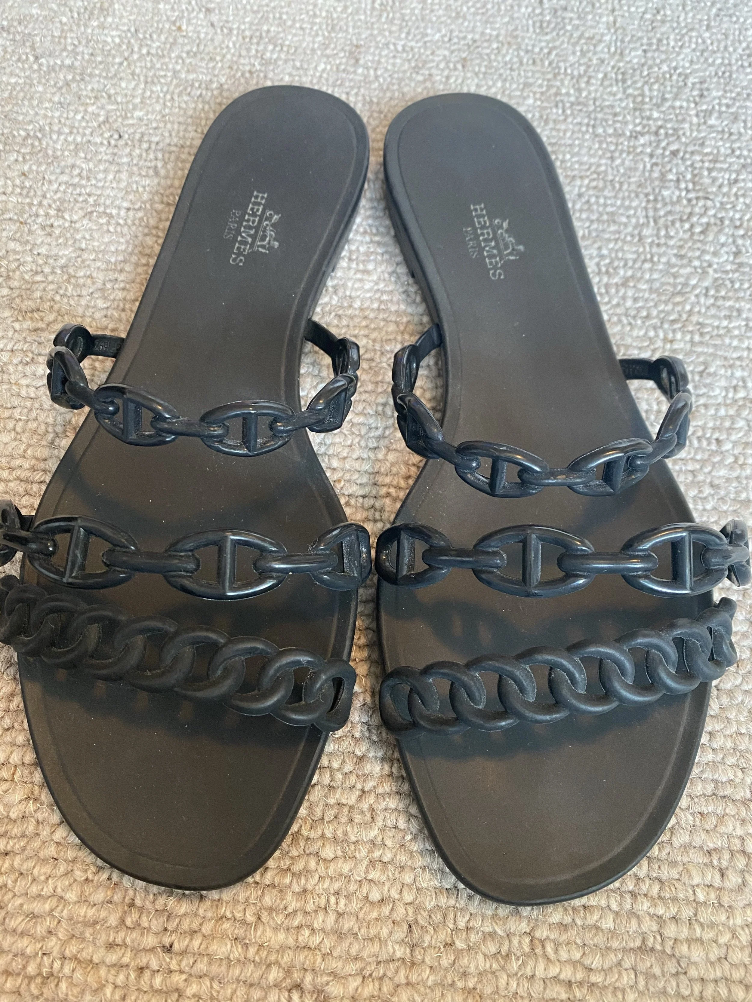 hermes jelly rivage sandals