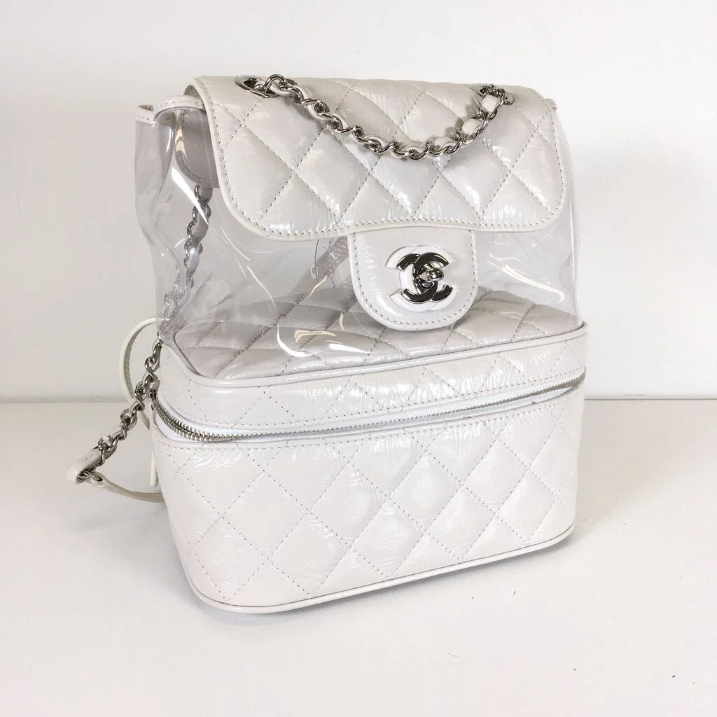 Chanel Distressed Calfskin PVC Aquarium 