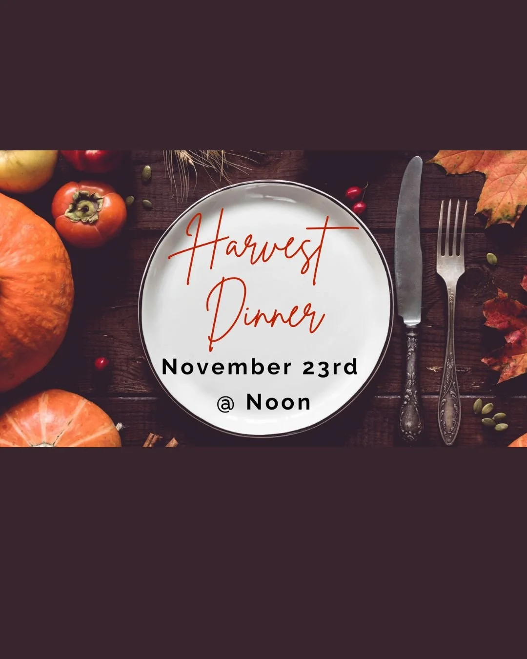  Harvest Dinner